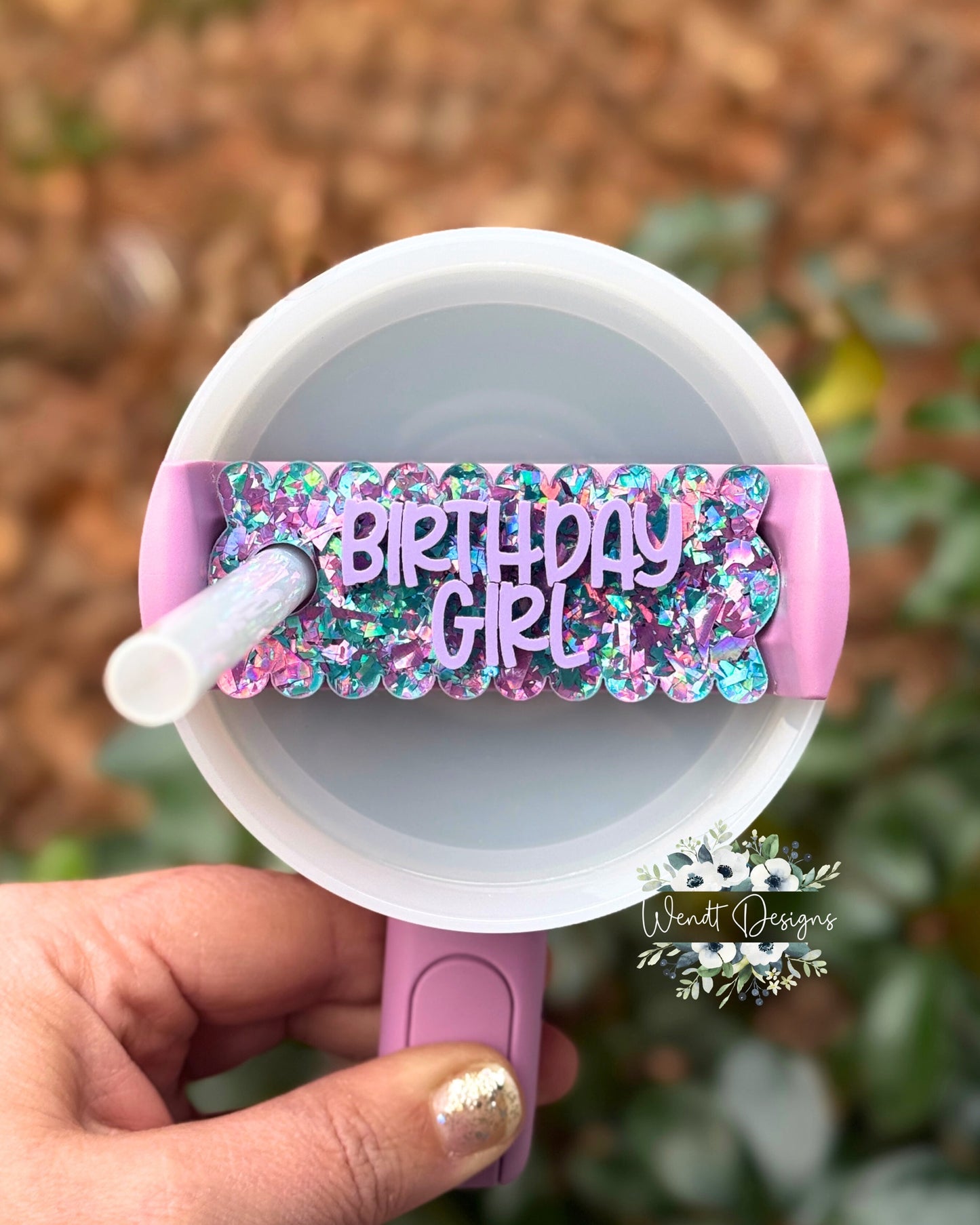 Scallop Edged Birthday Toppers - Generic or Personalized