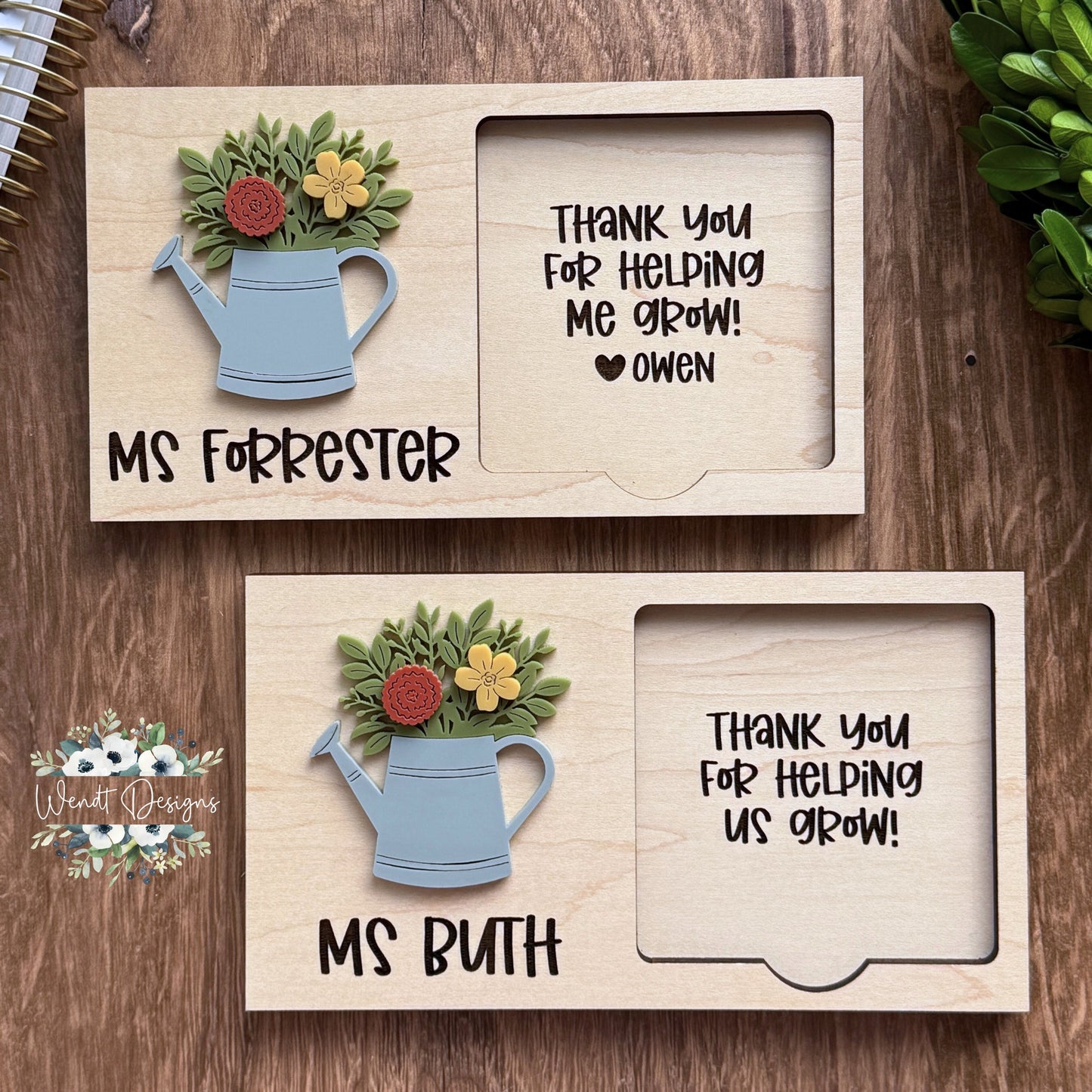 Floral Blooms Sticky Note Holder