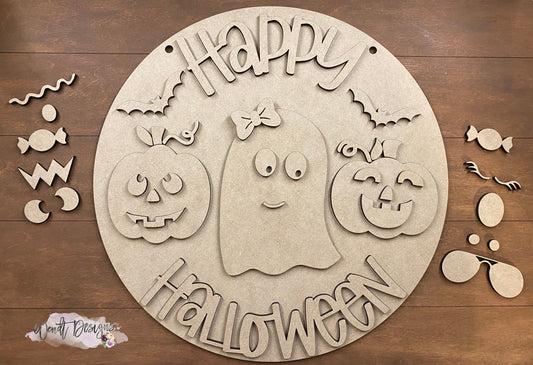 DIY Halloween Sign for Kids