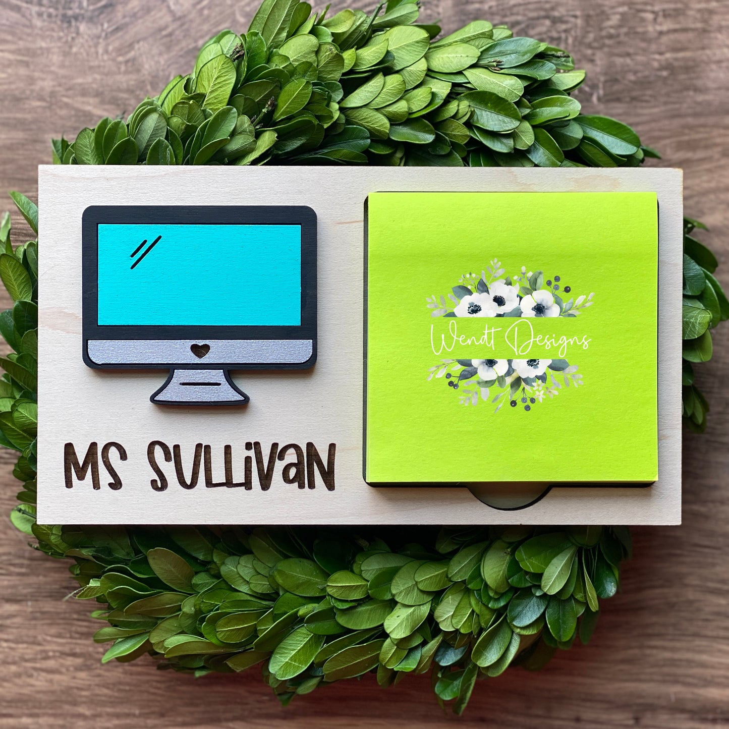 Teacher Themed Sticky Note Holders