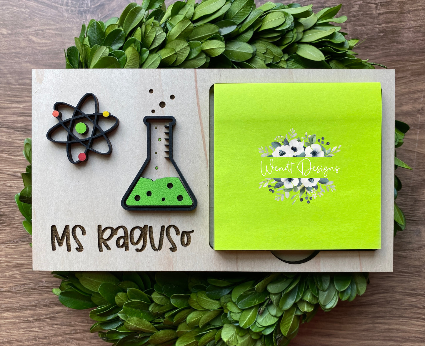 Teacher Themed Sticky Note Holders