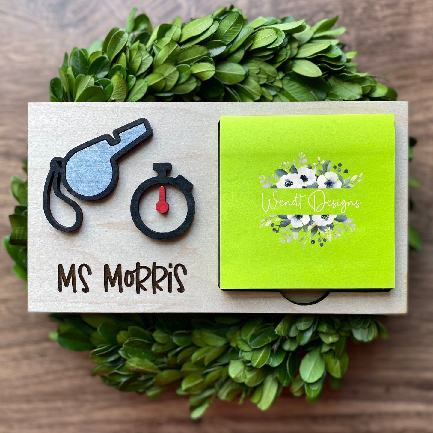 Teacher Themed Sticky Note Holders