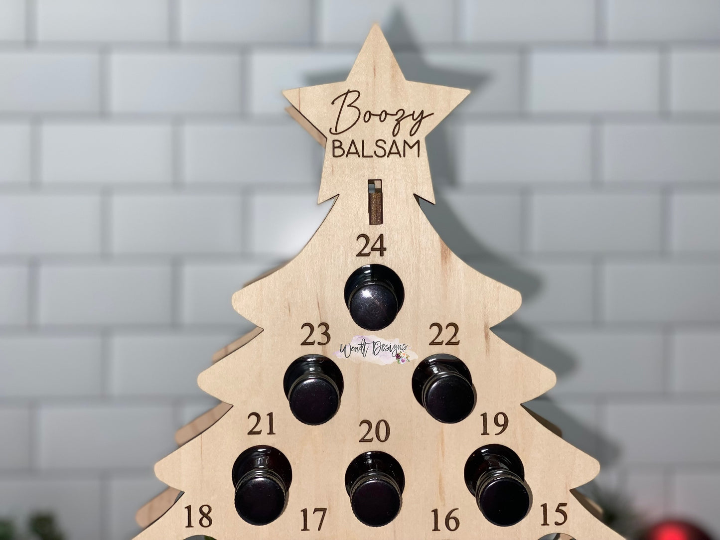 Boozy Advent Trees