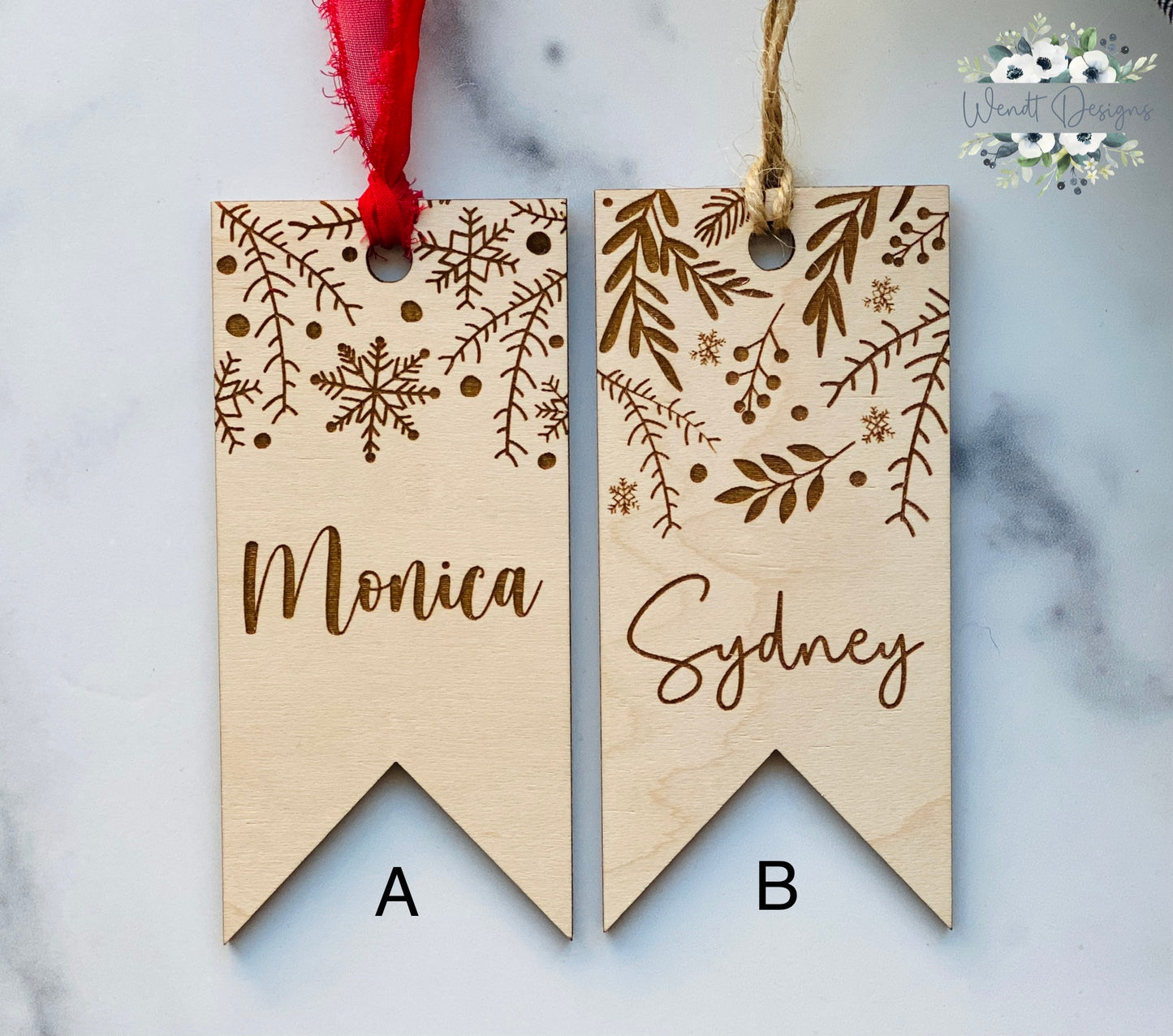 Reusable Gift Tags and Ornaments - WS
