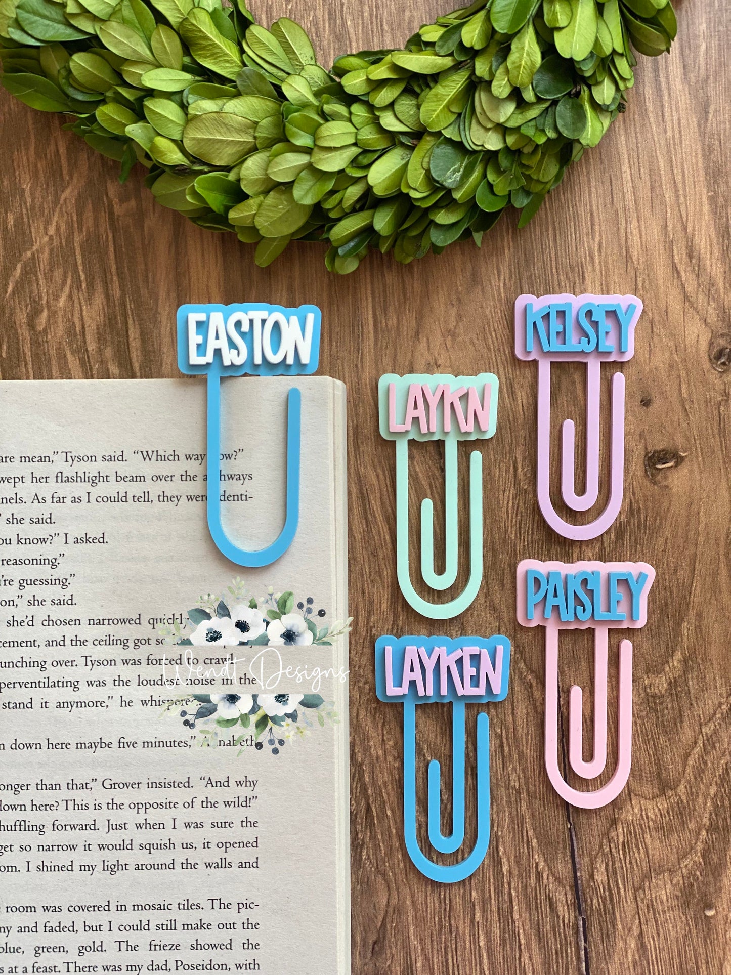 Acrylic Name Bookmarks - WS