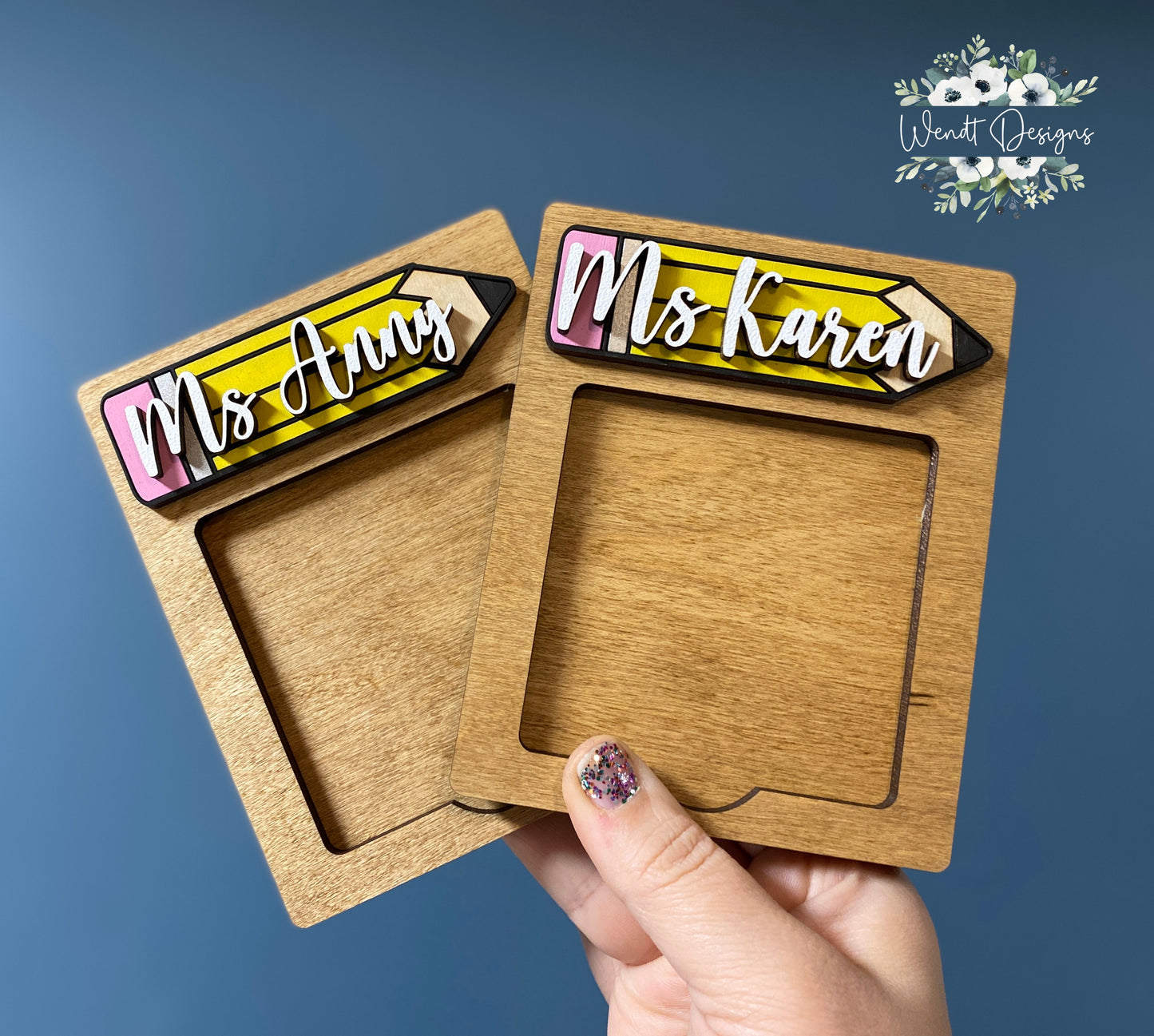 Teacher Sticky Note Holder, Personalized Sticky Note Holder, Teacher Appreciation Gifts