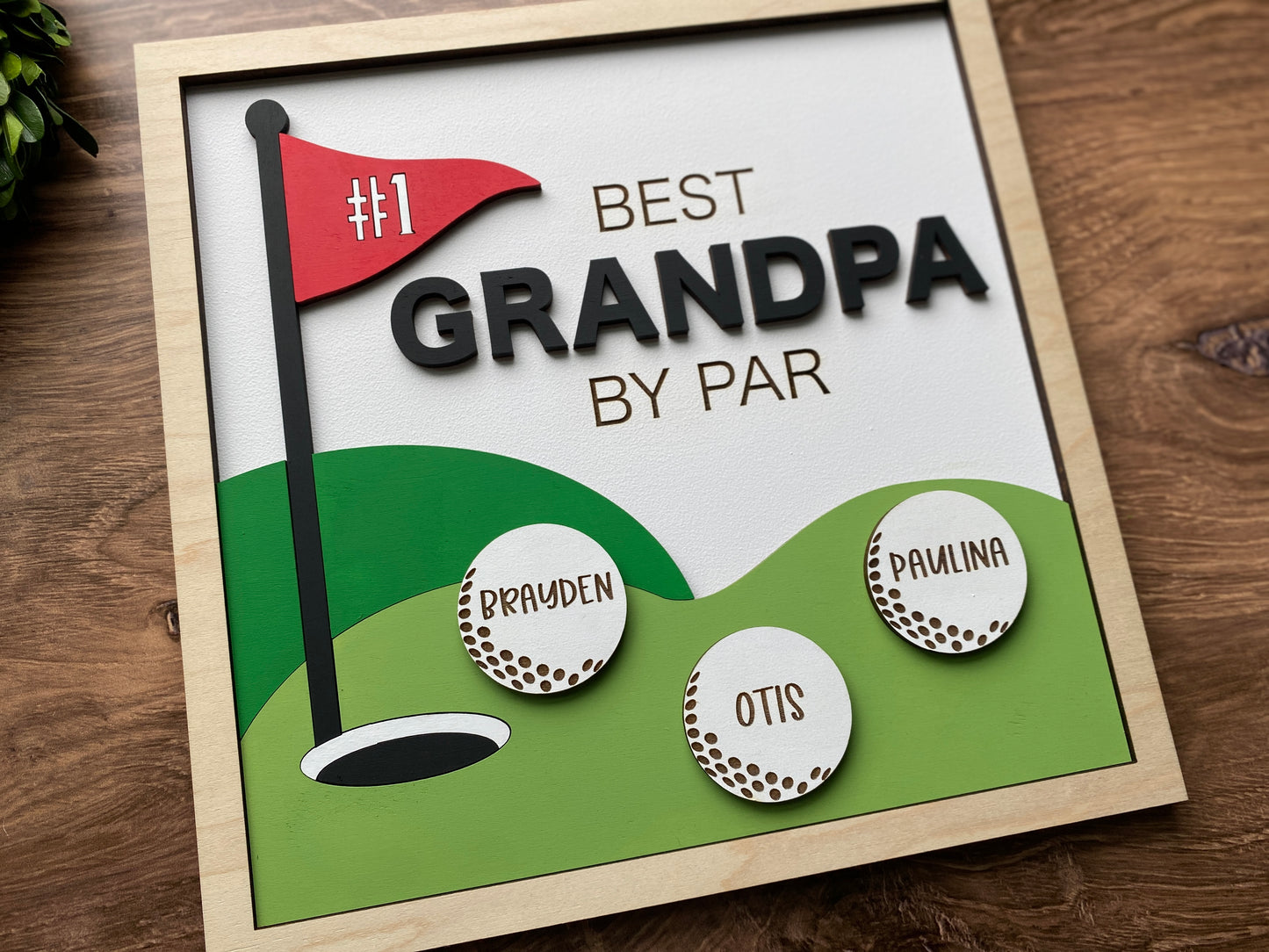 Father’s Day Golf Sign, Best By Par