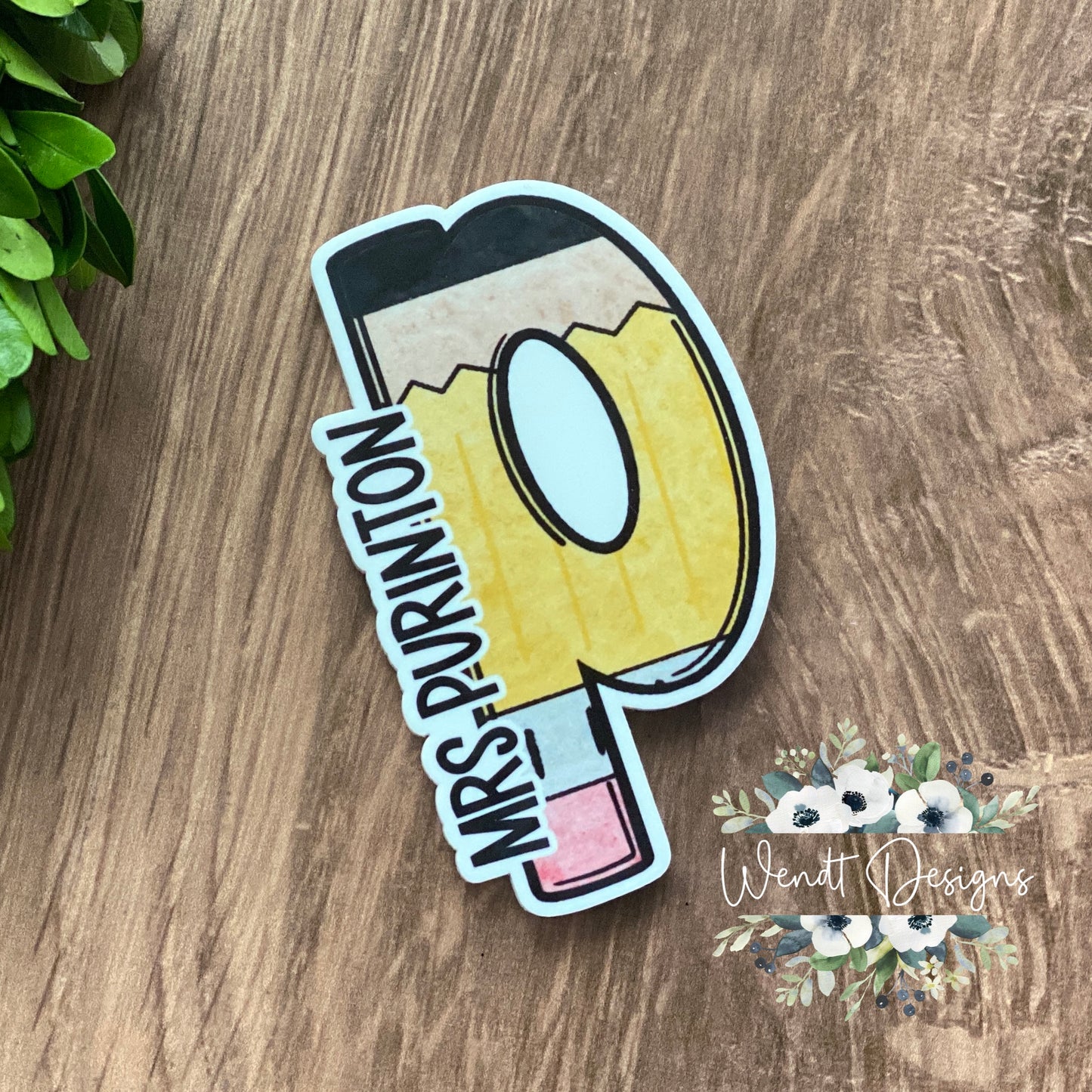Personalized Pencil Magnet