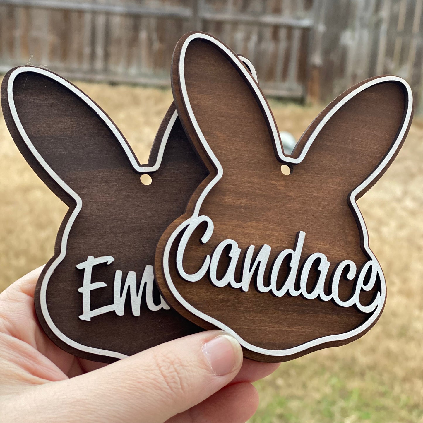 Easter Bunny Tags -Double Layer - WS