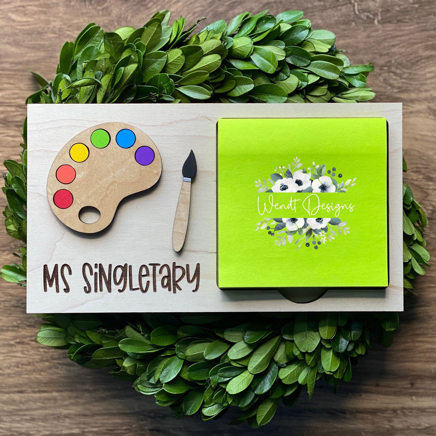 Teacher Themed Sticky Note Holders