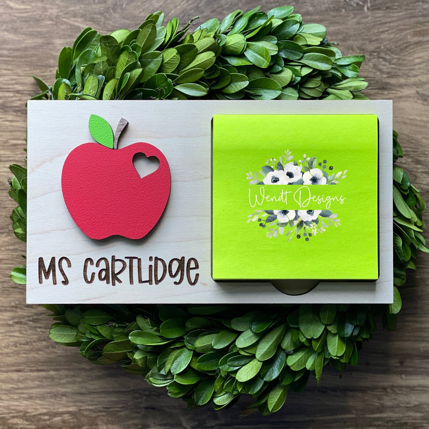 Teacher Themed Sticky Note Holders