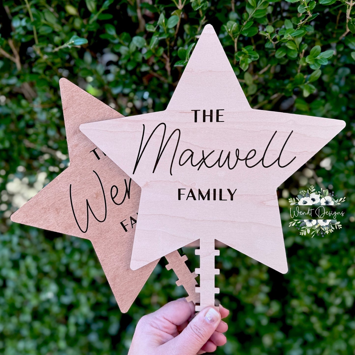 Personalized Engraved Tree Toppers