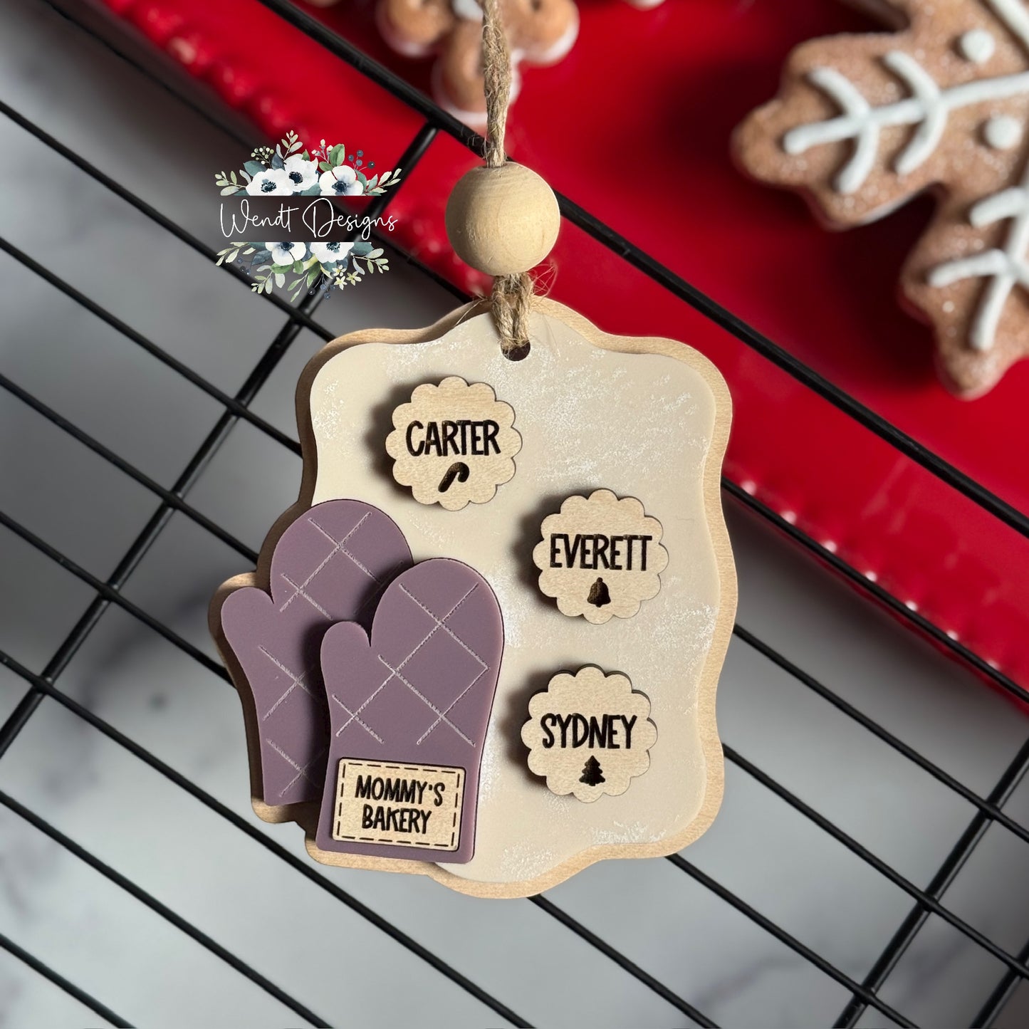 Family Cookie Dough Ornament