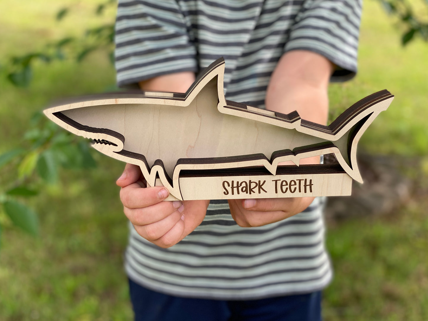 Shark Shadow Box - Personalized