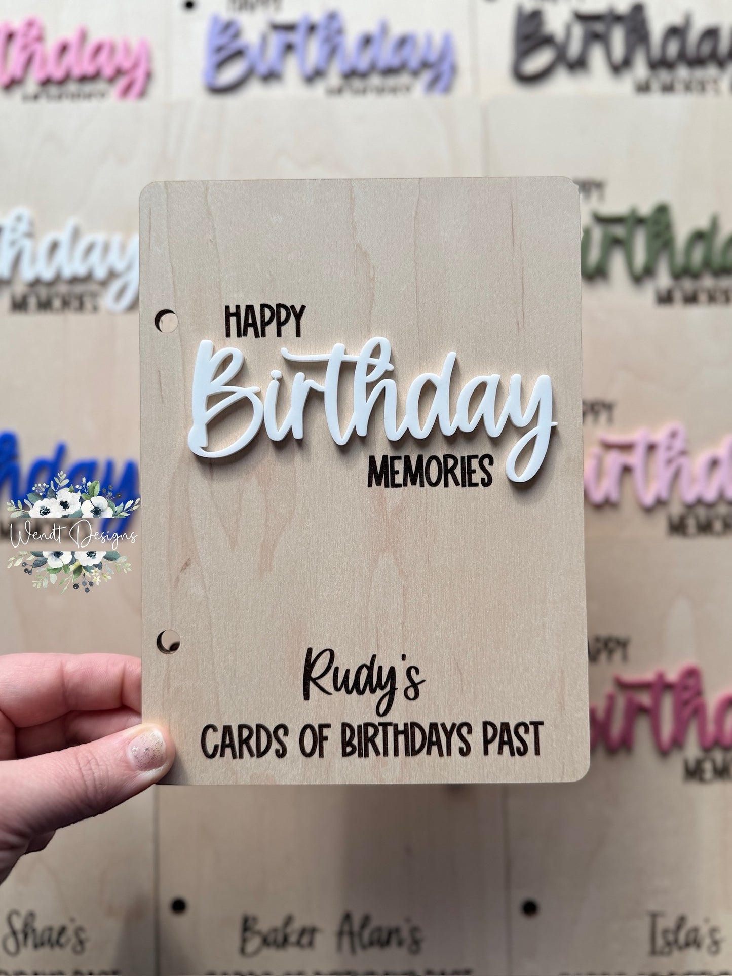 Birthday Card Holder