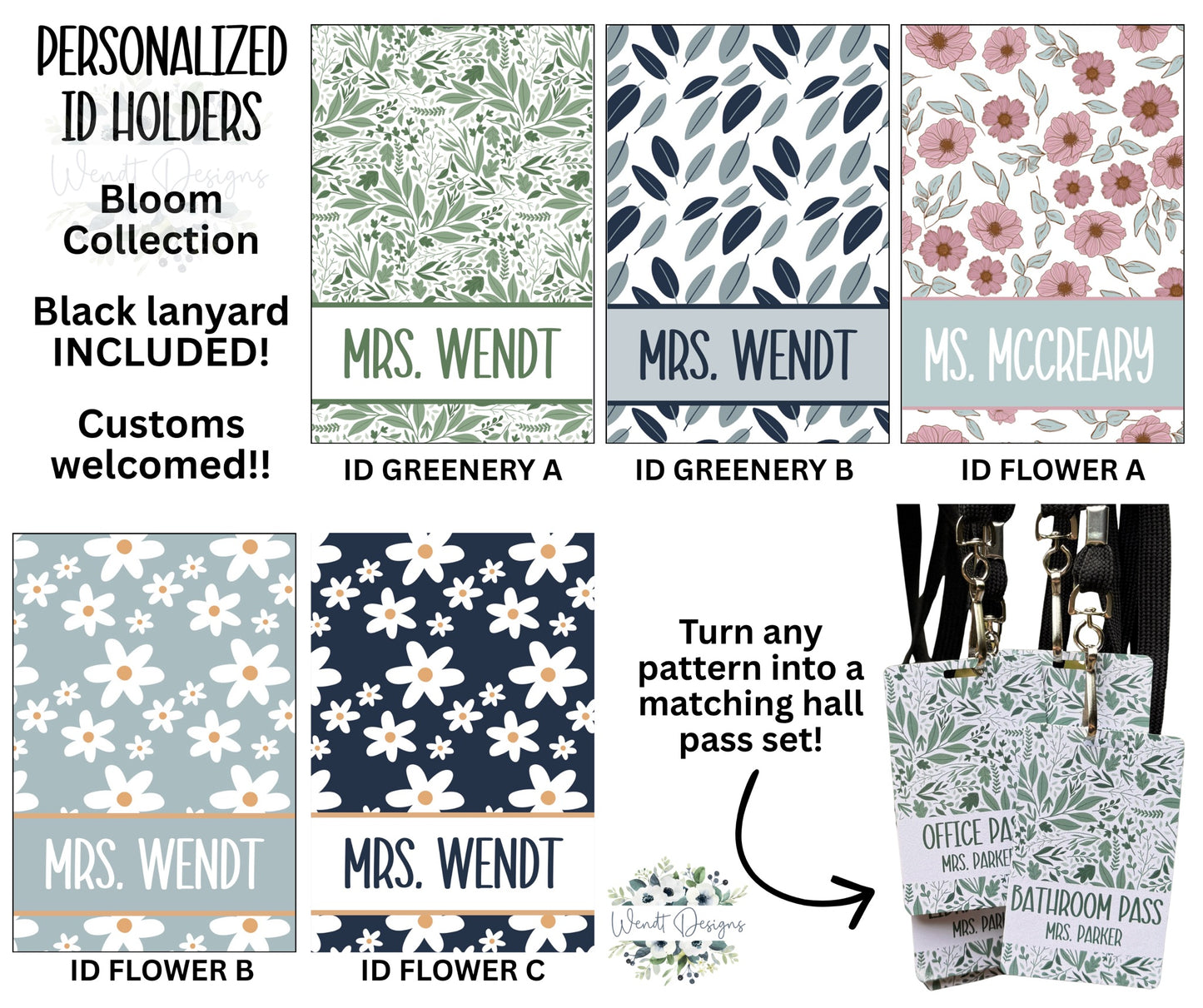 Personalized Badge ID Holders