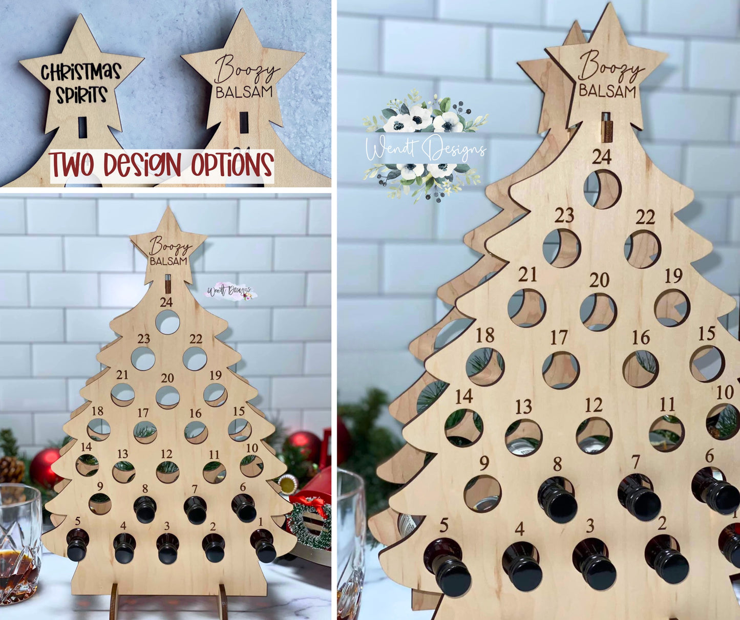 Boozy Advent Trees