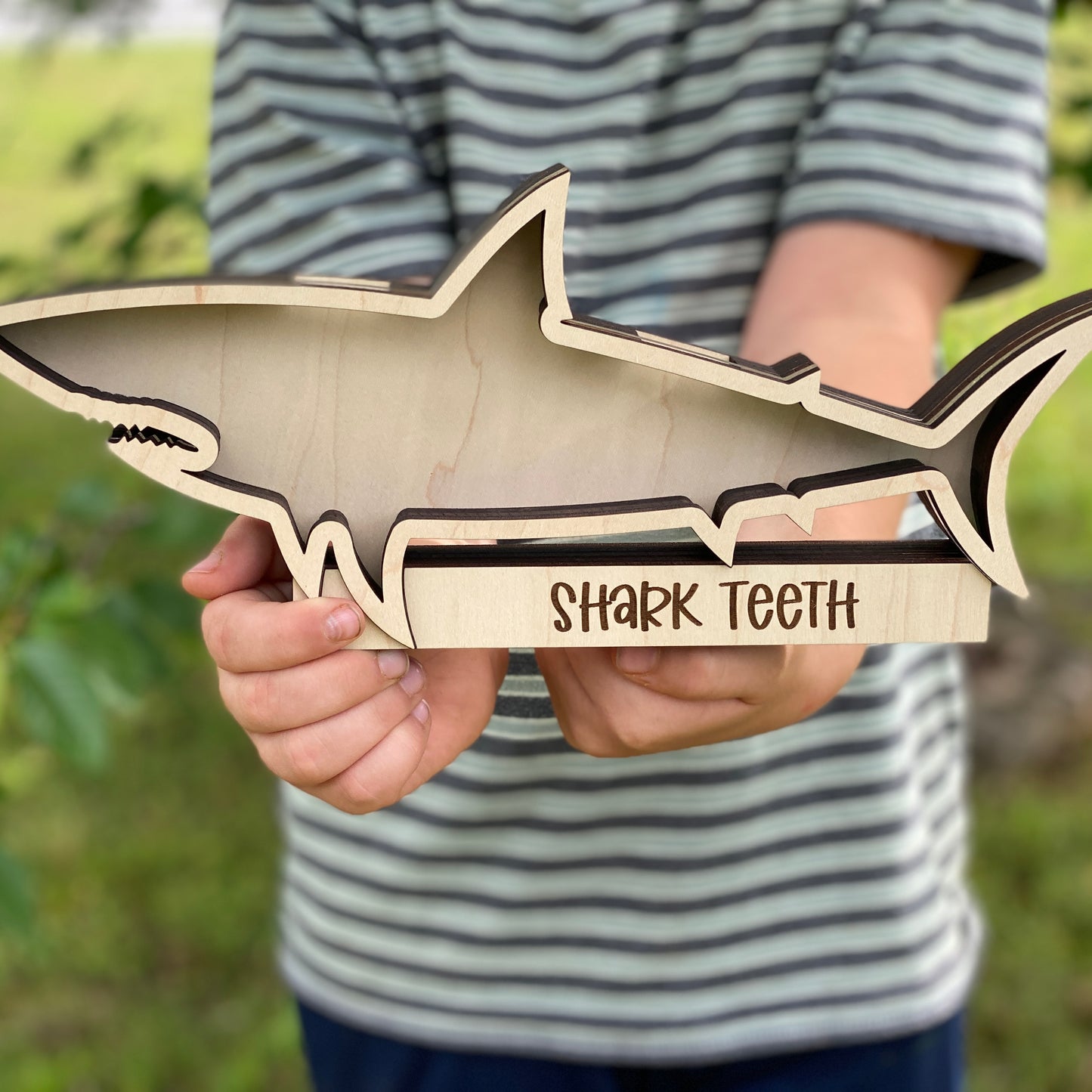 Shark Shadow Box - Personalized