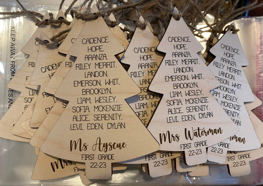 Classroom Name Tree -WS