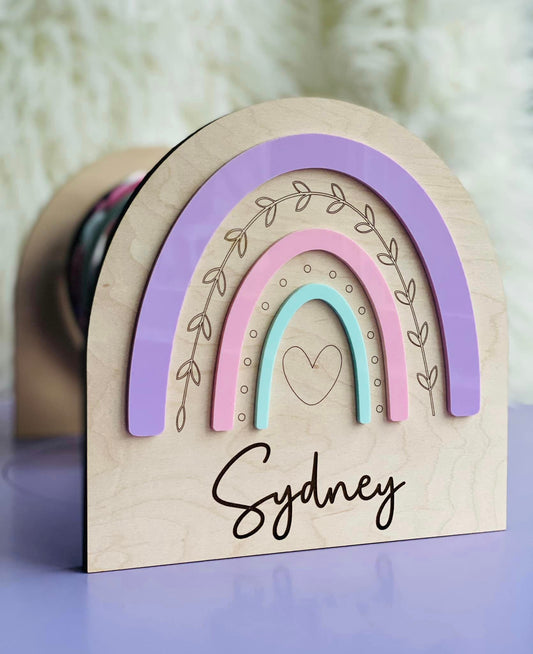 Boho Rainbow Headband Holder -WS