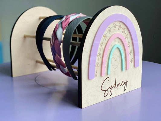 Boho Rainbow Headband Holder -WS