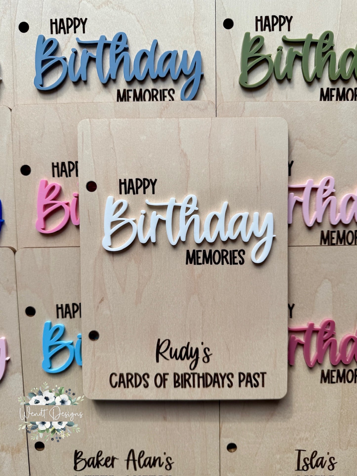 Birthday Card Holder
