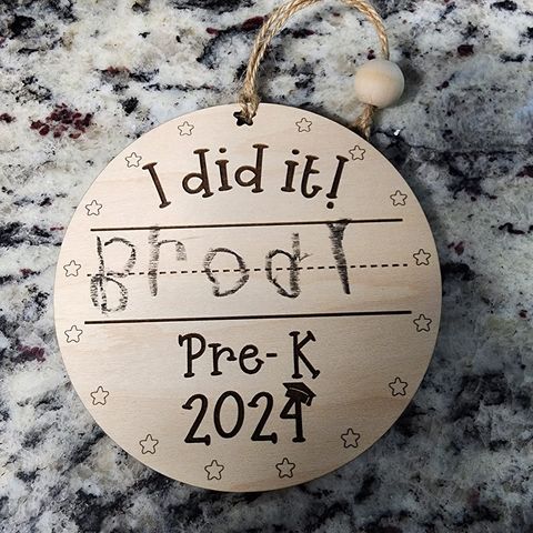 End of the Year Handwriting Keepsake Charm -SALE