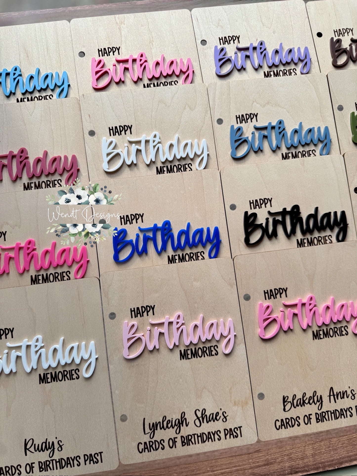 Birthday Card Holder