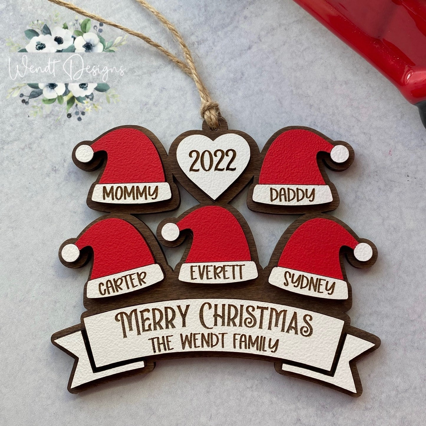 Santa Hats Ornament