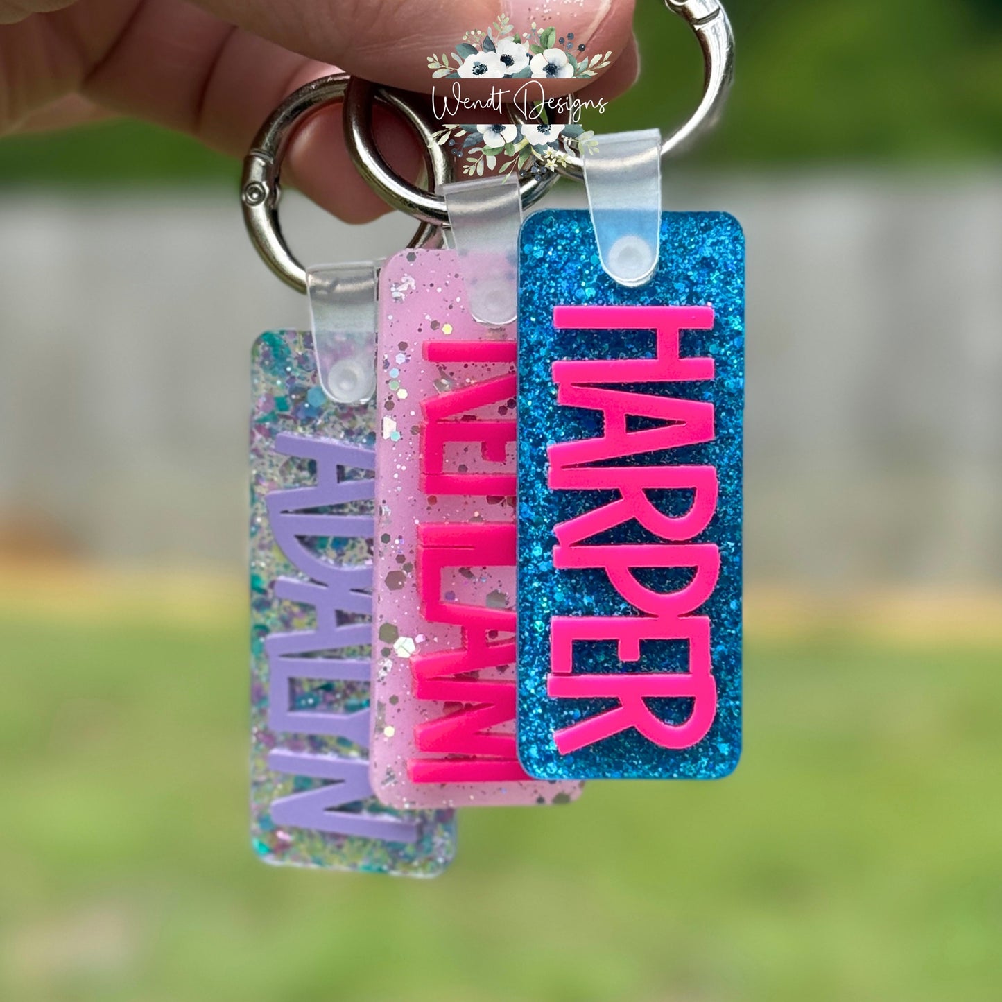 Personalized Water Bottle Charms