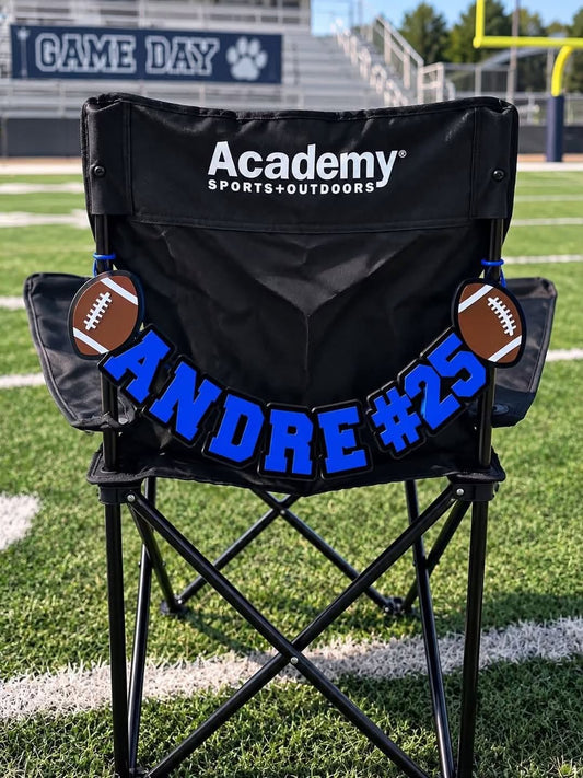 Personalized Sports Chair Charms - WS