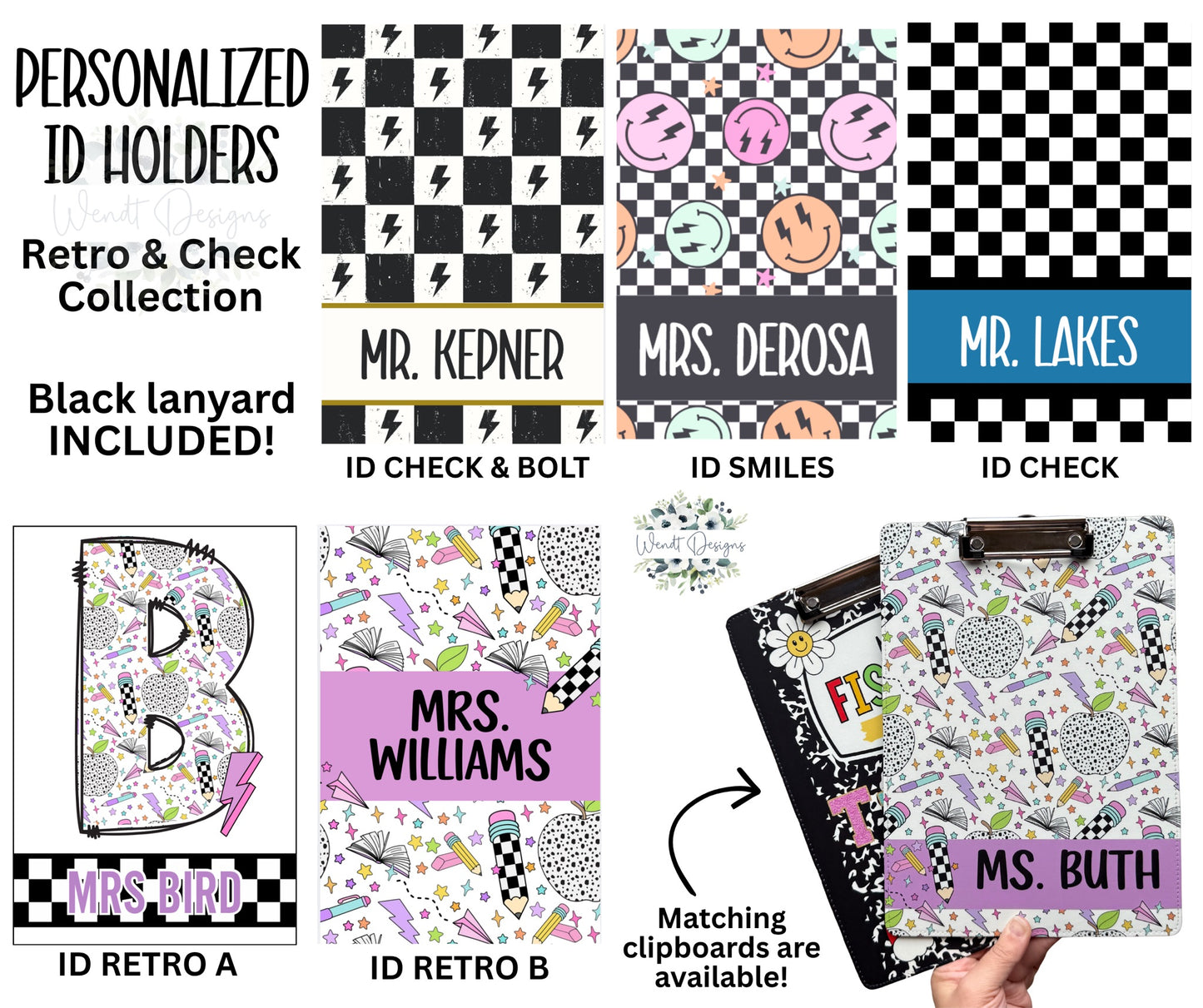 Personalized Badge ID Holders