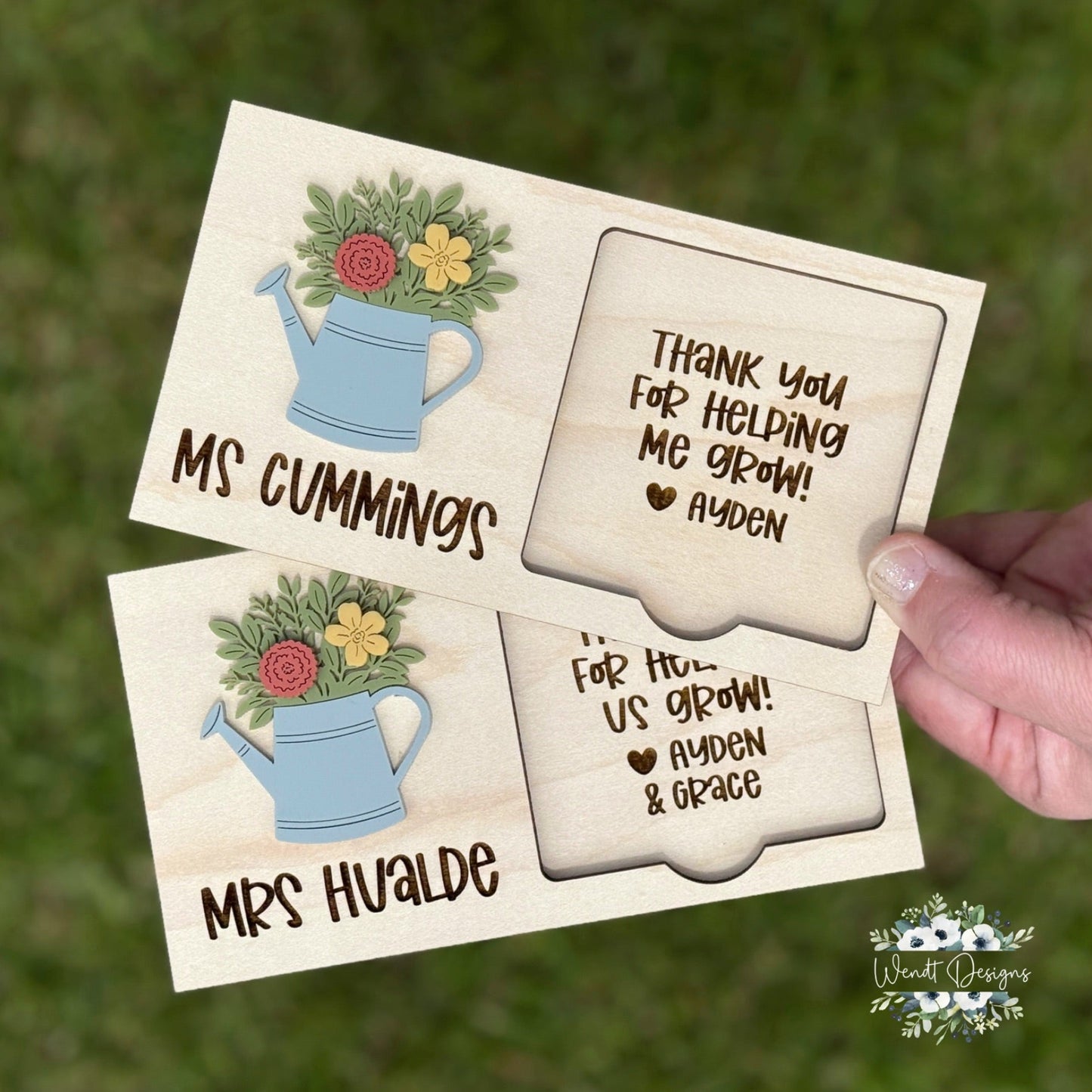 Floral Blooms Sticky Note Holder
