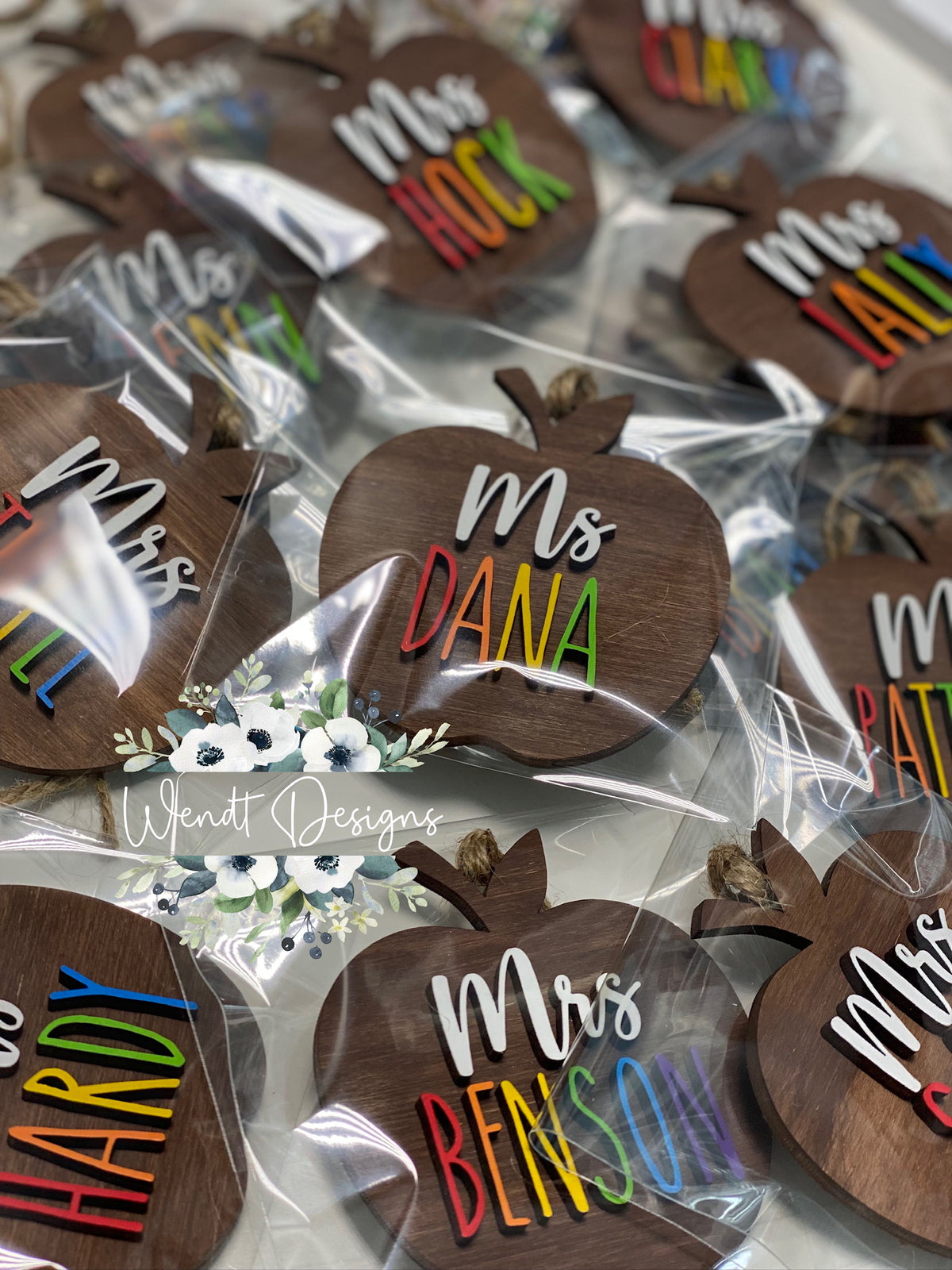 Teacher Apple Magnets, Teacher Appreciation Gifts
