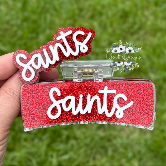 Game Day Matching Hair Clip Set- WS