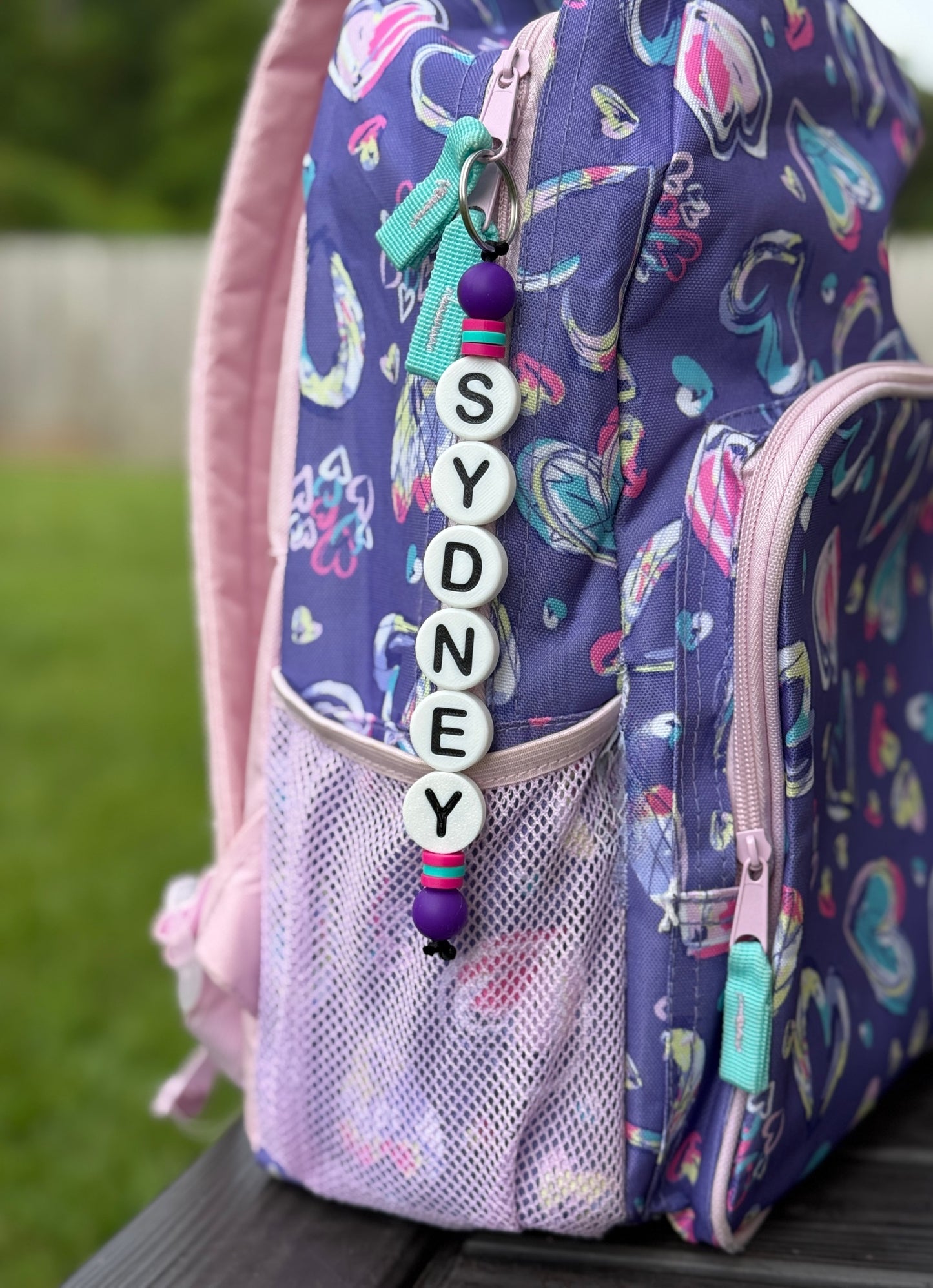 Jumbo Beaded Friendship Bag Tags