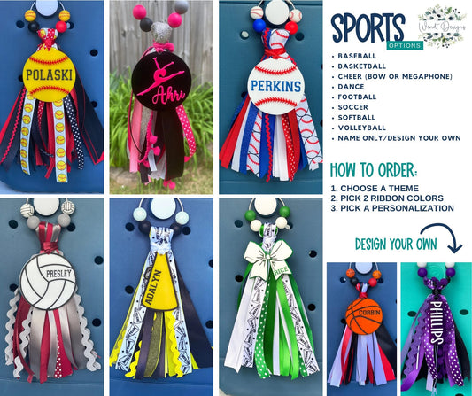 Personalized Bogg Bag Tags/Charms -ws