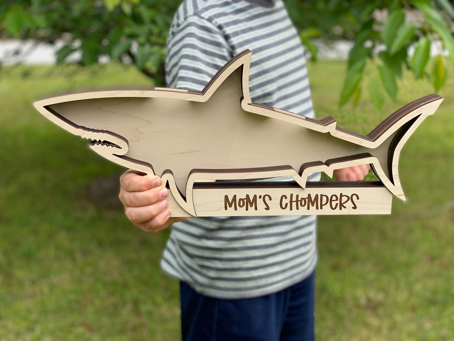 Shark Shadow Box - Personalized