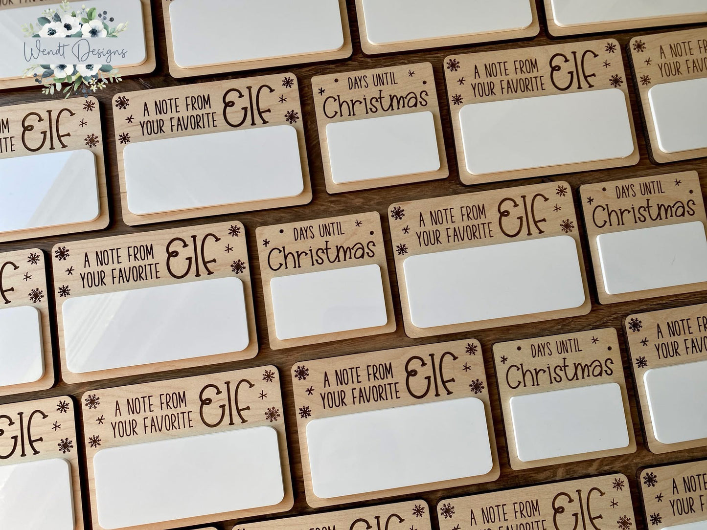 Dry Erase Countdown to Christmas