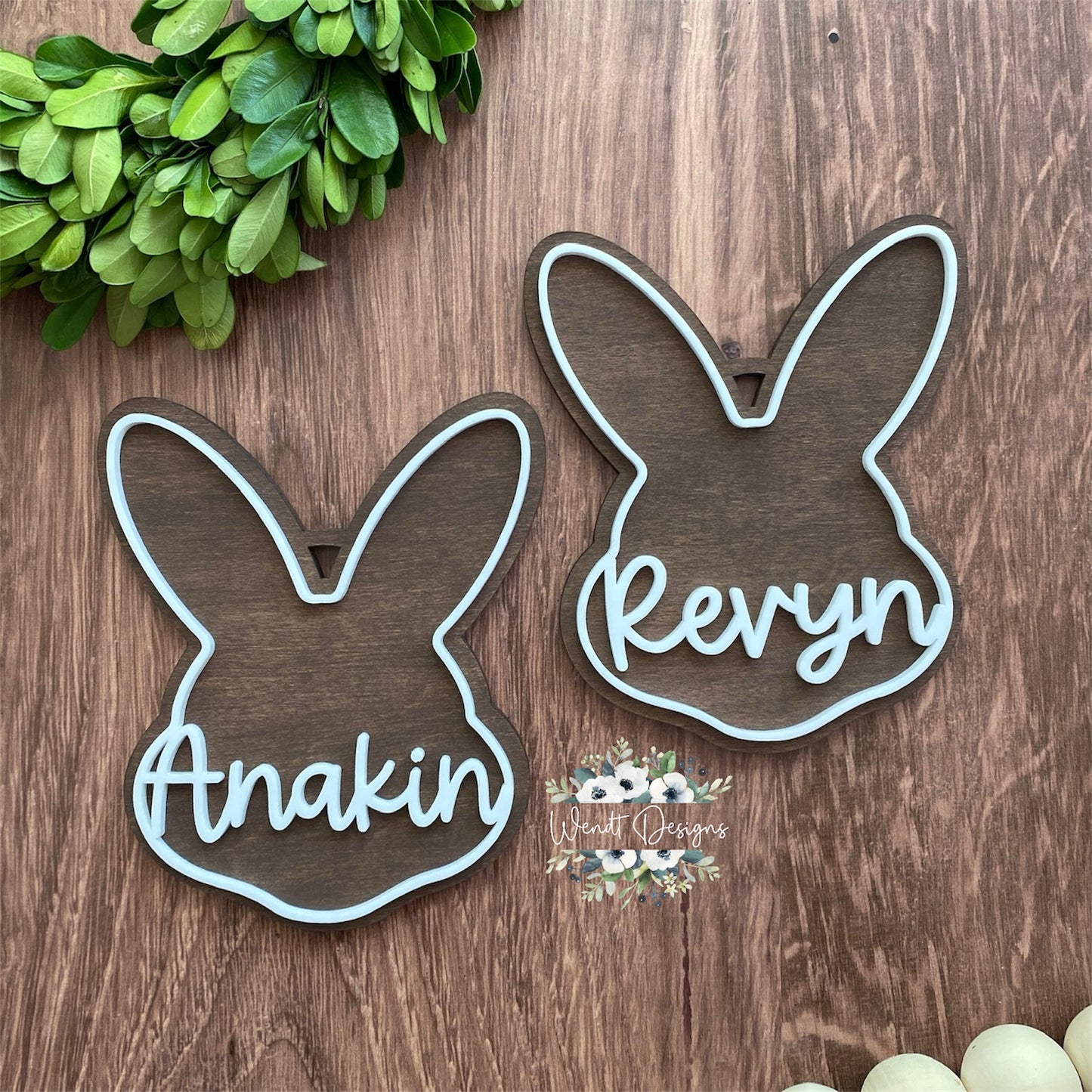 Easter Bunny Tags -Double Layer