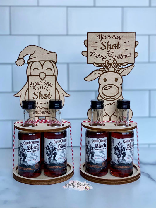 Christmas Mini Liquor Caddy