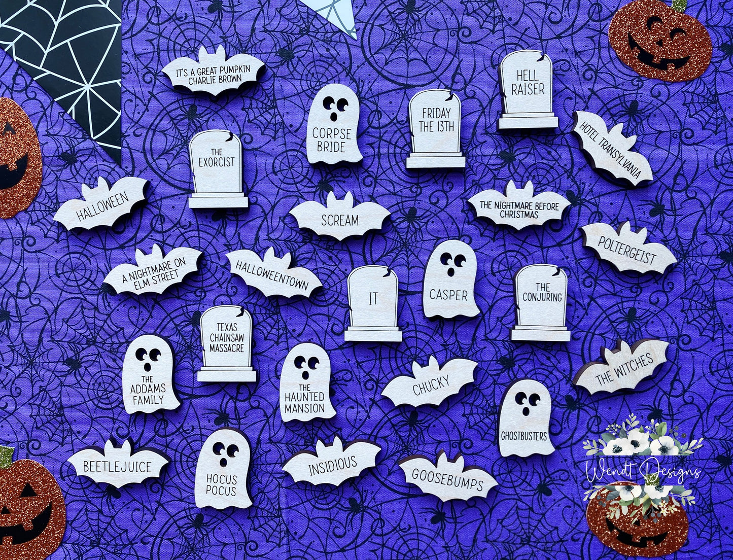 Halloween Movie Night Tokens