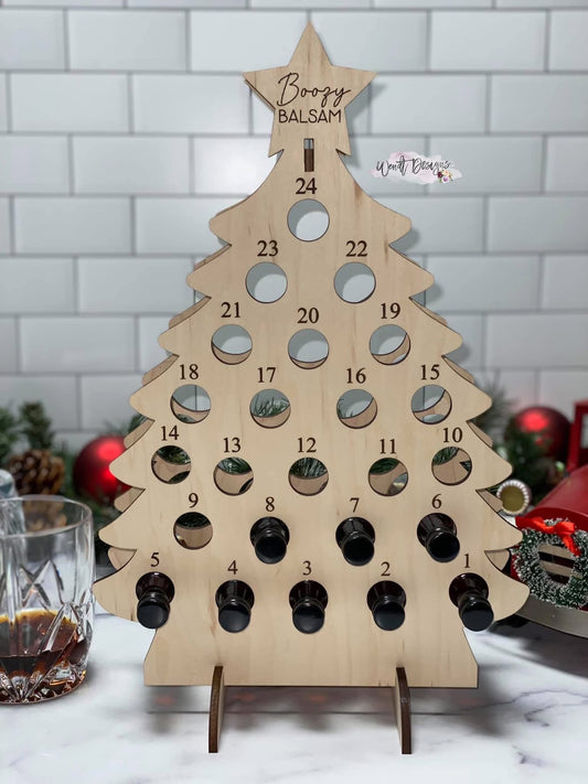 Boozy Advent Trees