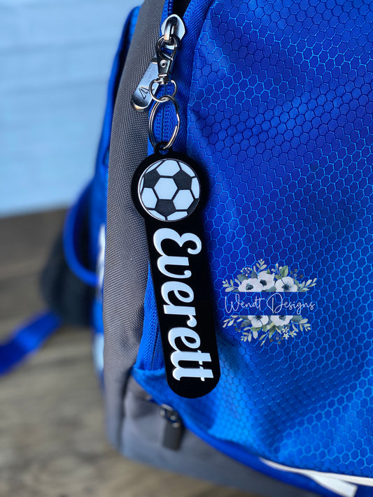 Acrylic Sports Tags -Bag Tags -WS