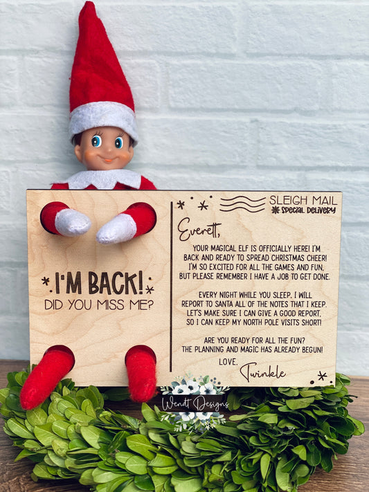 Elf Postcards - Personalized - WS