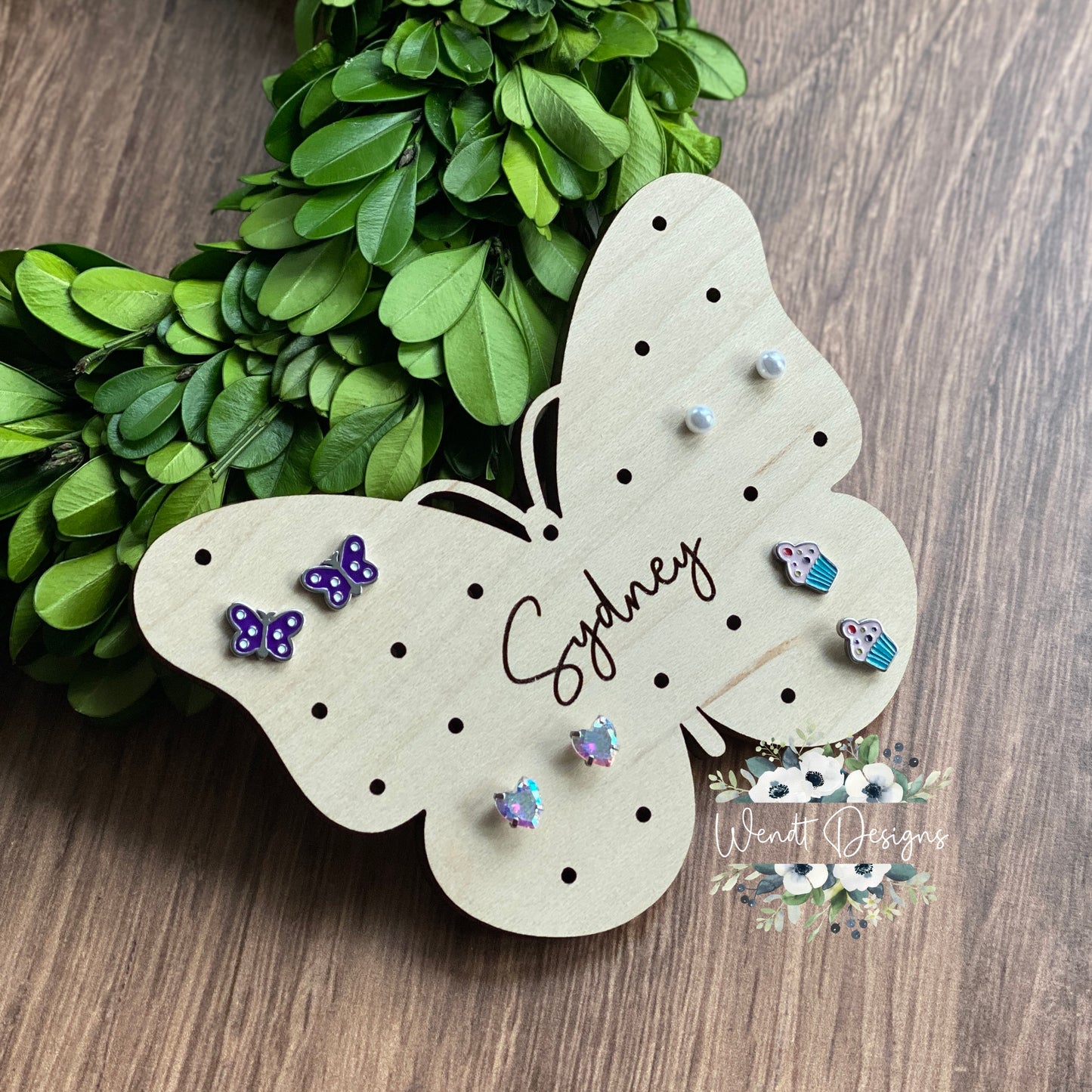 Butterfly Travel Earring Organized - Personalized