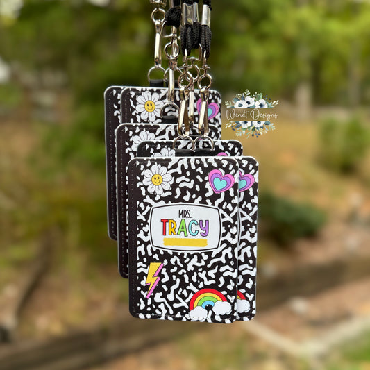 Personalized Badge ID Holders -WS