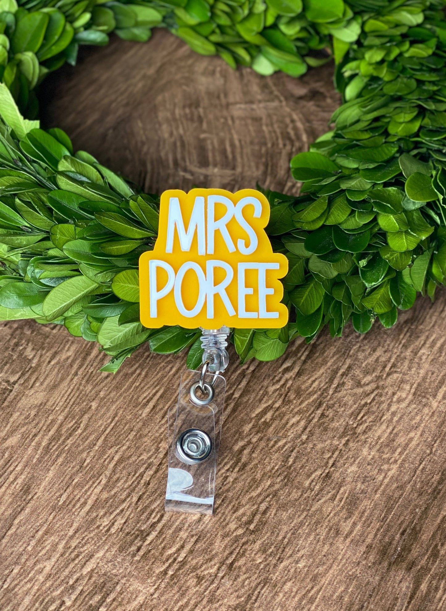 Personalized Name Badge Reels