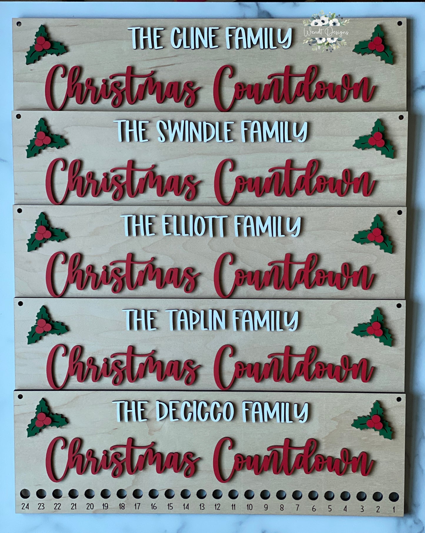 Candy Cane Countdown - Personalized