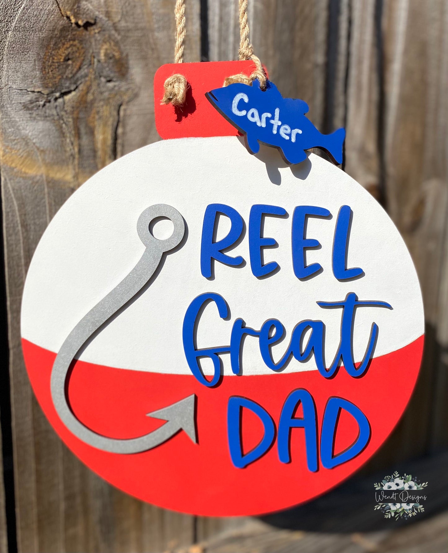 Reel Great Dad Fishing Sign DIY Kit